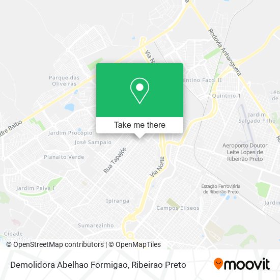 Demolidora Abelhao Formigao map