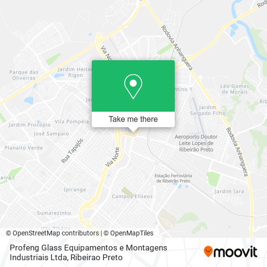 Mapa Profeng Glass Equipamentos e Montagens Industriais Ltda