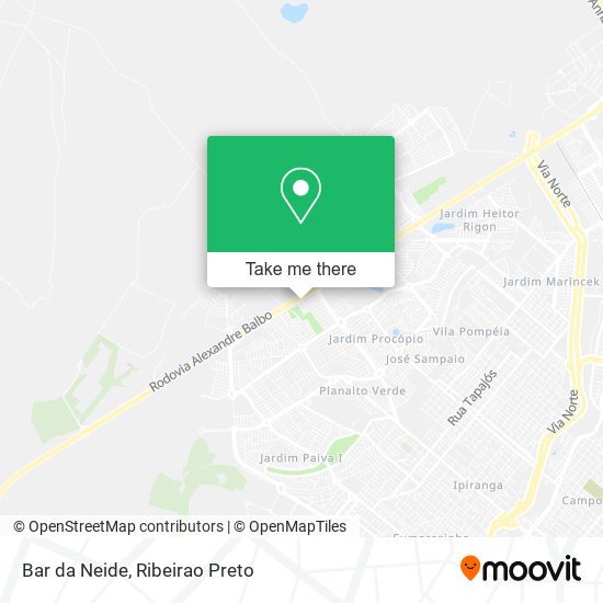 Bar da Neide map