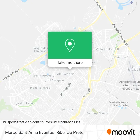 Marco Sant Anna Eventos map