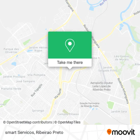 smart Servicos map