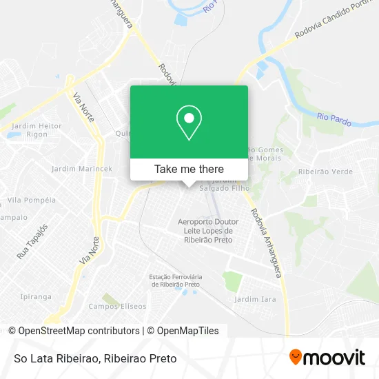 So Lata Ribeirao map