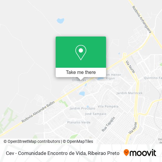 Cev - Comunidade Encontro de Vida map