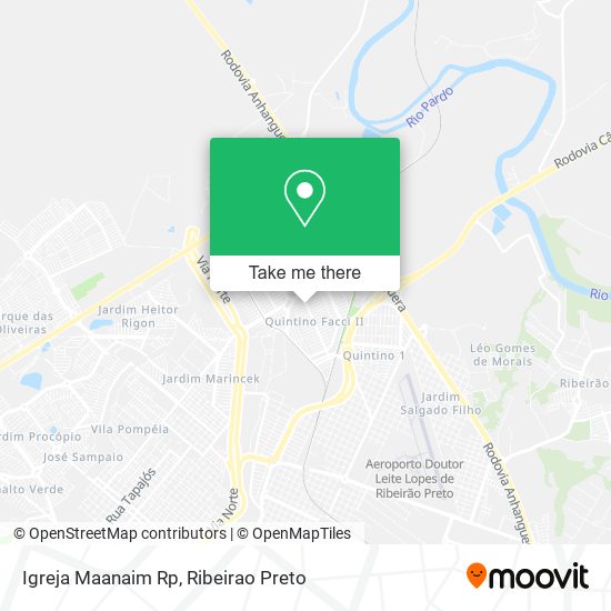 Igreja Maanaim Rp map