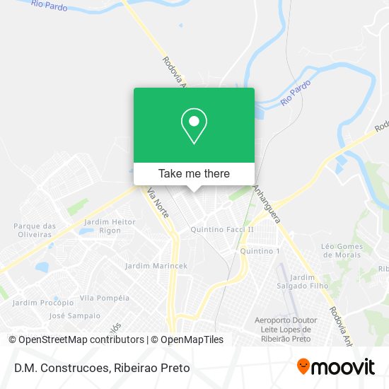D.M. Construcoes map