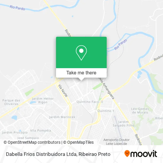 Dabella Frios Distribuidora Ltda map