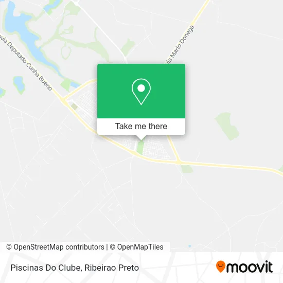 Piscinas Do Clube map