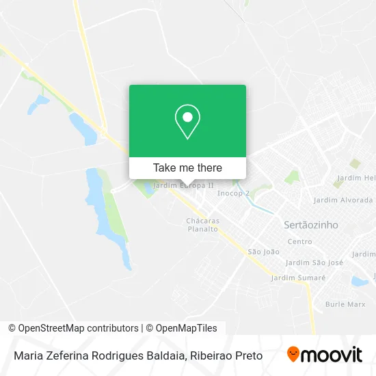 Maria Zeferina Rodrigues Baldaia map
