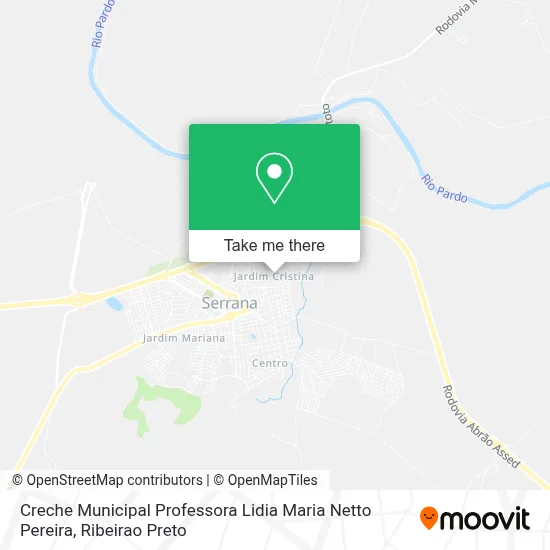 Creche Municipal Professora Lidia Maria Netto Pereira map