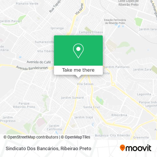 Sindicato Dos Bancários map