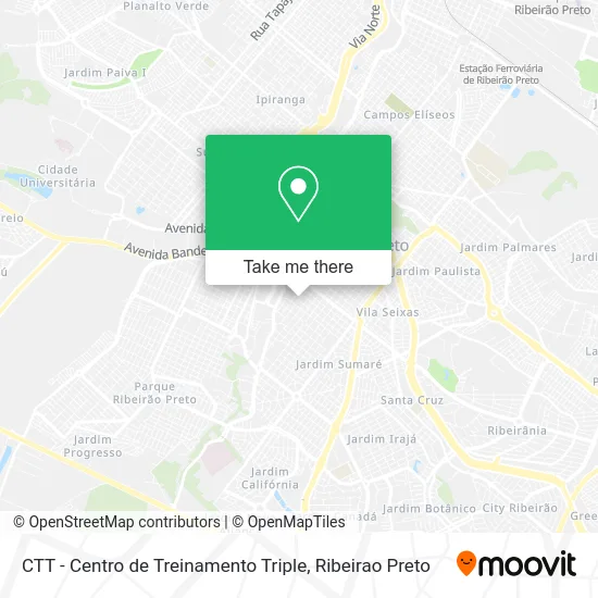 CTT - Centro de Treinamento Triple map