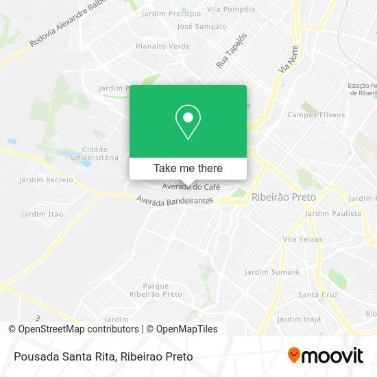 Pousada Santa Rita map