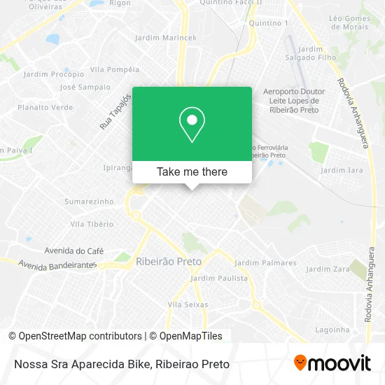 Nossa Sra Aparecida Bike map