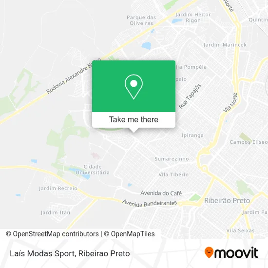 Laís Modas Sport map