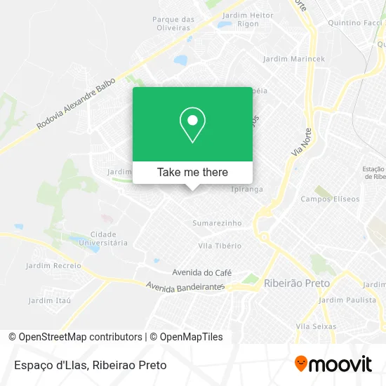 Espaço d'Llas map