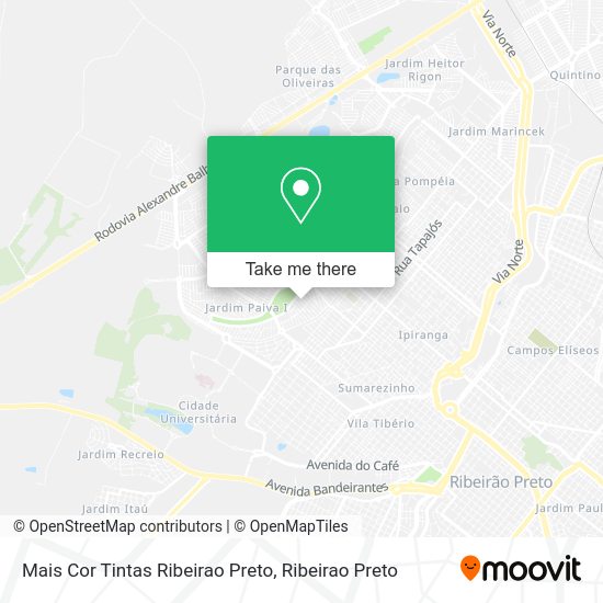 Mais Cor Tintas Ribeirao Preto map