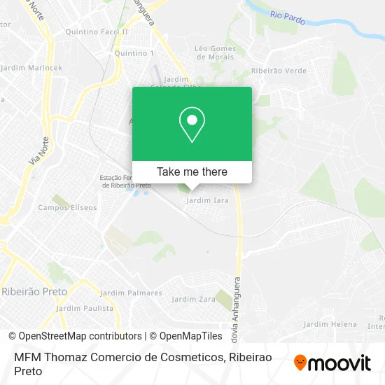 MFM Thomaz Comercio de Cosmeticos map
