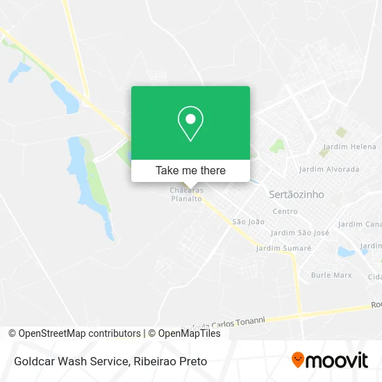 Goldcar Wash Service map