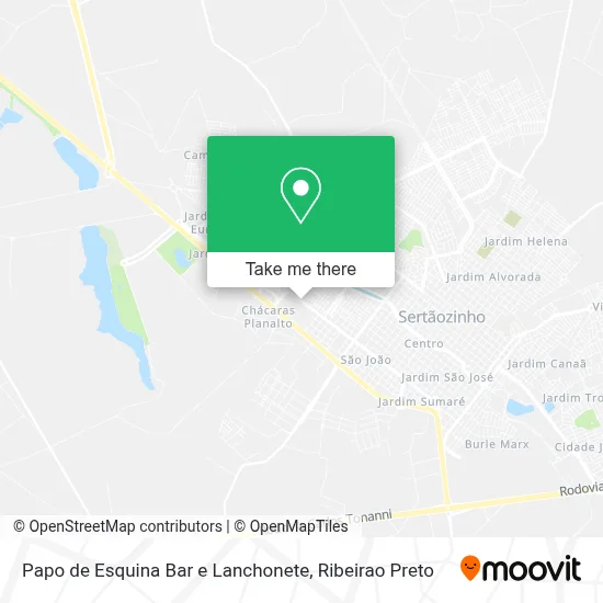Papo de Esquina Bar e Lanchonete map