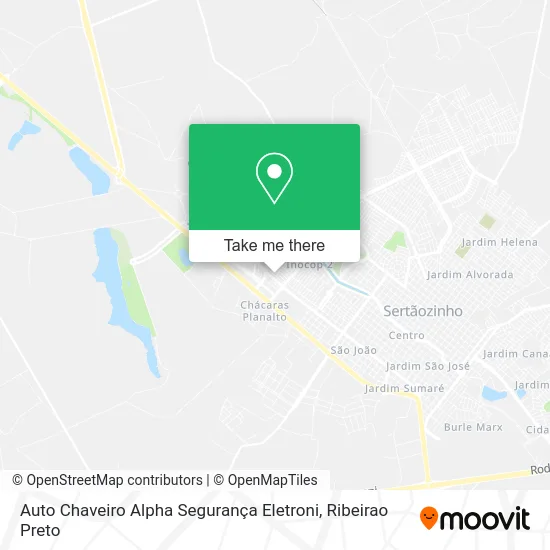 Auto Chaveiro Alpha Segurança Eletroni map
