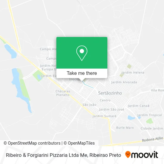 Ribeiro & Forgiarini Pizzaria Ltda Me map