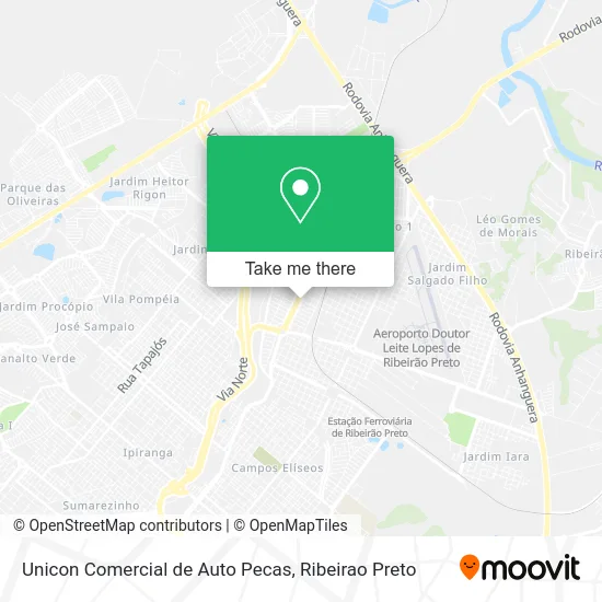 Unicon Comercial de Auto Pecas map