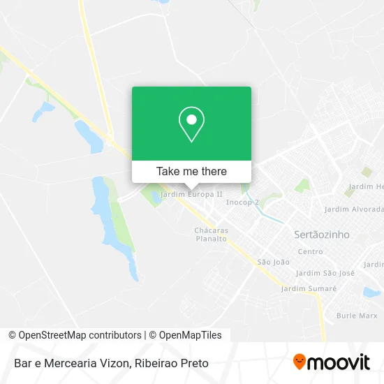 Bar e Mercearia Vizon map