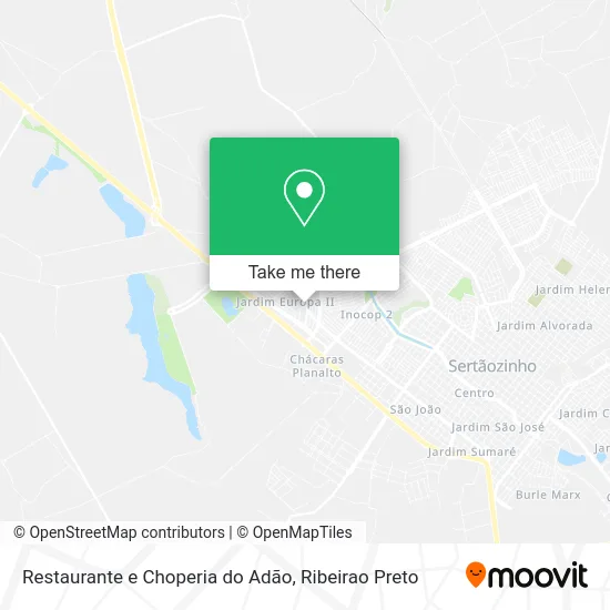 Restaurante e Choperia do Adão map