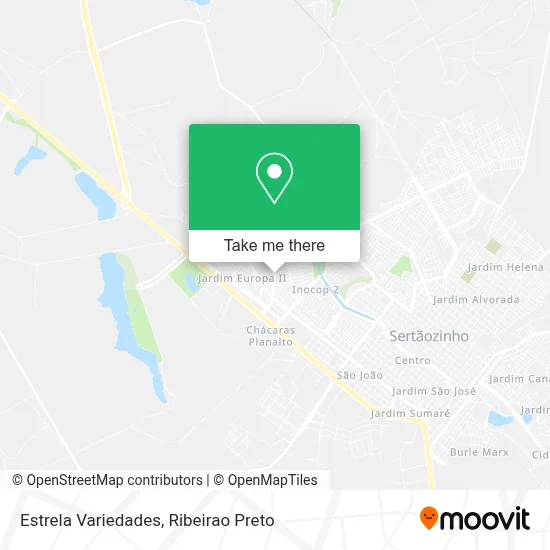 Estrela Variedades map