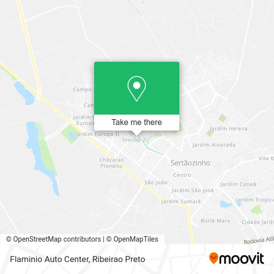 Flaminio Auto Center map