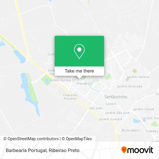 Barbearia Portugal map