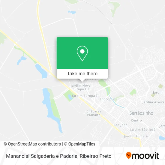 Manancial Salgaderia e Padaria map