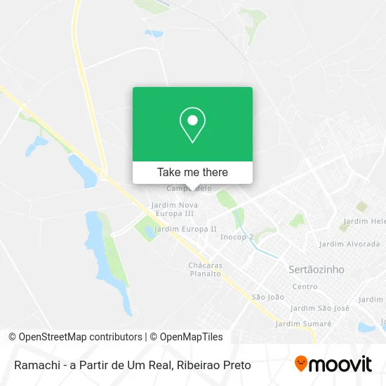 Ramachi - a Partir de Um Real map