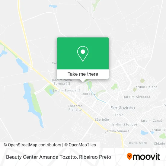 Beauty Center Amanda Tozatto map
