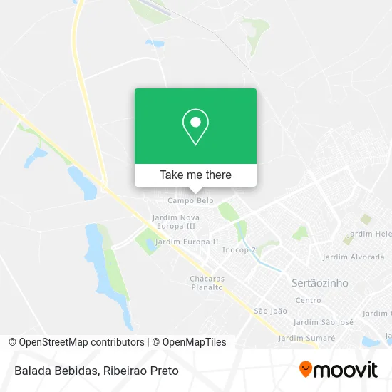 Balada Bebidas map