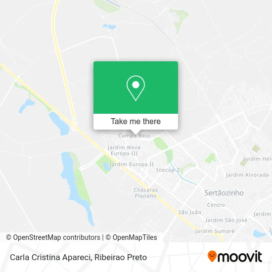 Carla Cristina Apareci map