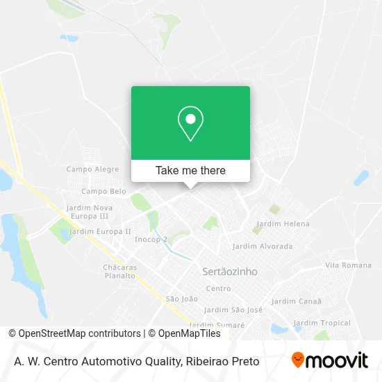 A. W. Centro Automotivo Quality map