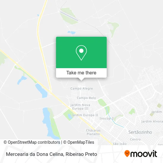 Mercearia da Dona Celina map