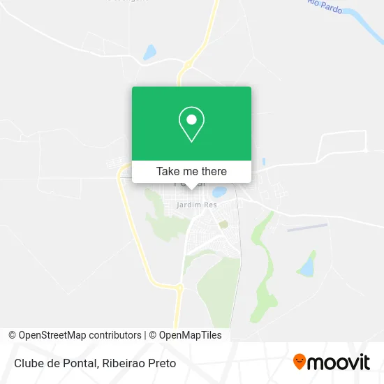 Clube de Pontal map