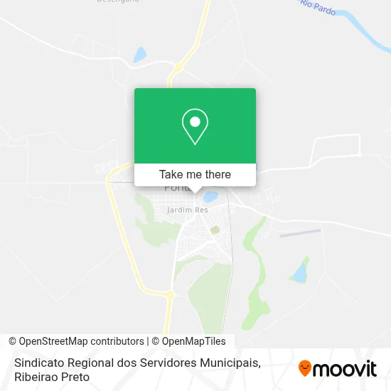 Sindicato Regional dos Servidores Municipais map