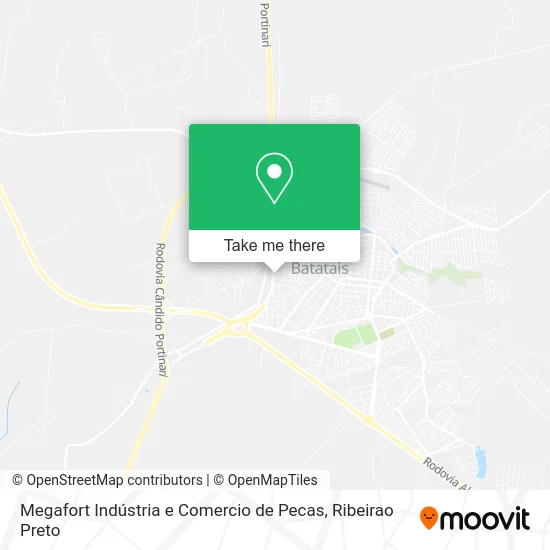 Megafort Indústria e Comercio de Pecas map