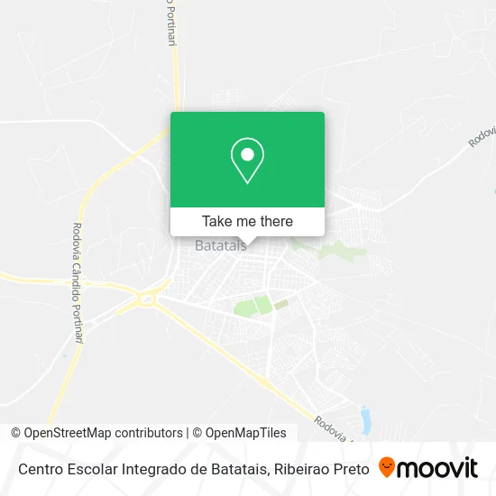 Centro Escolar Integrado de Batatais map