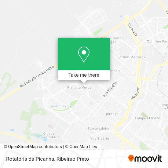 Rotatória da Picanha map