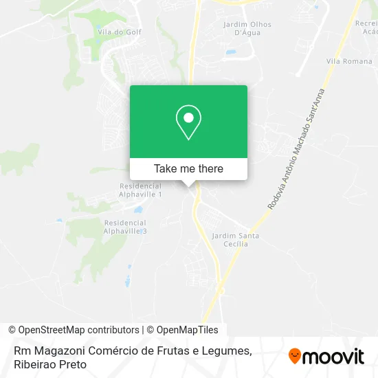 Rm Magazoni Comércio de Frutas e Legumes map