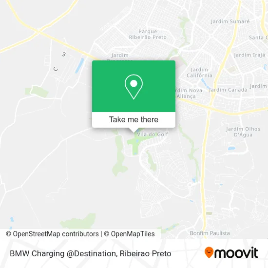 BMW Charging @Destination map