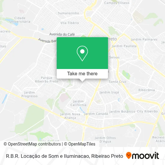 R.B.R. Locação de Som e Iluminacao map