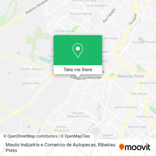Mauto Indústria e Comercio de Autopecas map