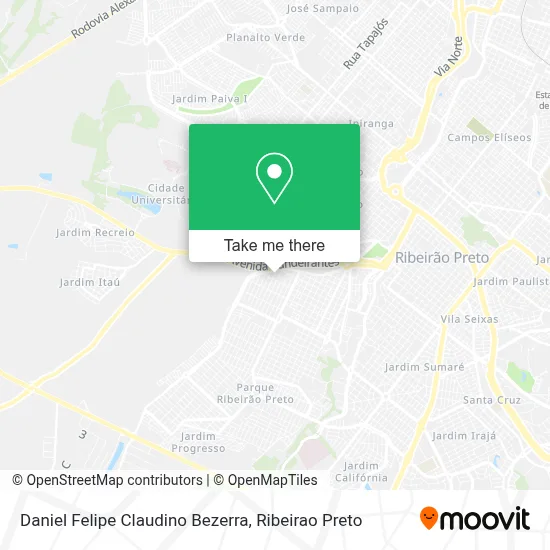 Daniel Felipe Claudino Bezerra map