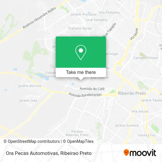 Ora Pecas Automotivas map
