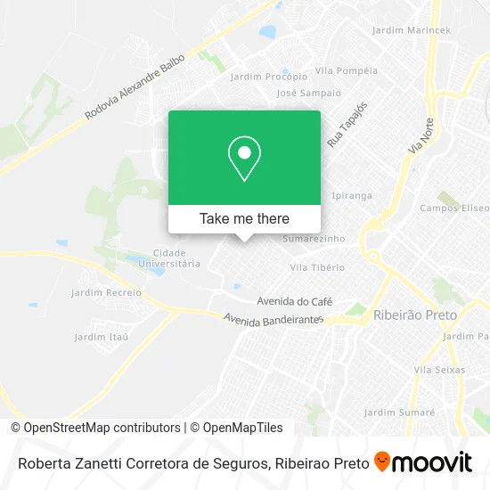 Roberta Zanetti Corretora de Seguros map